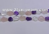 CNG6336 15.5 inches 14*18mm - 16*22mm freeform mixed quartz beads