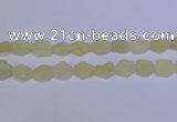 CNG6356 15.5 inches 14*18mm - 16*22mm freeform matte lemon quartz beads