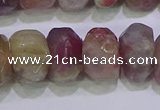 CNG6381 15.5 inches 6*14mm - 8*14mm nuggets tourmaline beads