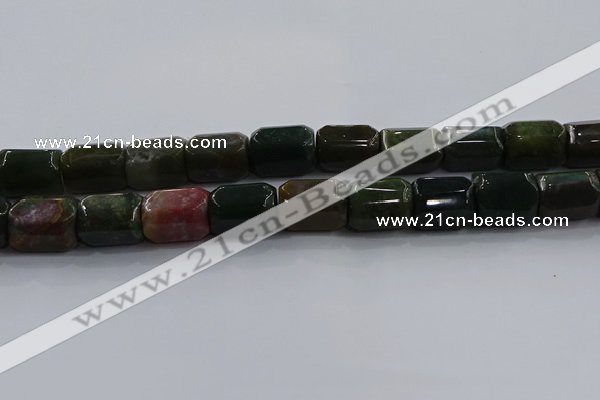 CNG6412 15.5 inches 15*20mm faceted nuggets moss agate beads