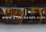 CNG6425 15.5 inches 15*20mm faceted nuggets yellow tiger eye beads