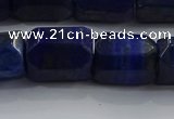 CNG6431 15.5 inches 15*20mm faceted nuggets lapis lazuli beads