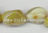 CNG65 15.5 inches 10*15mm - 20*30mm nuggets agate gemstone beads