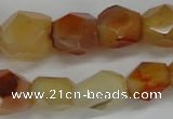 CNG680 15.5 inches 10*14mm - 13*18mm faceted nuggets agate beads