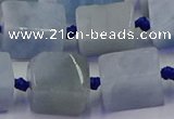 CNG6801 15.5 inches 8*12mm - 10*16mm nuggets aquamarine beads