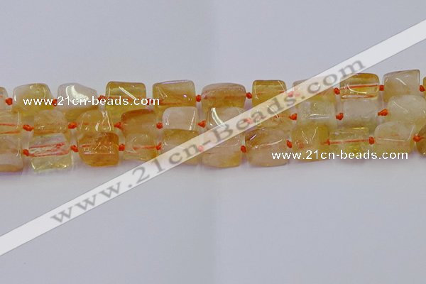 CNG6804 15.5 inches 8*12mm - 10*16mm nuggets citrine beads