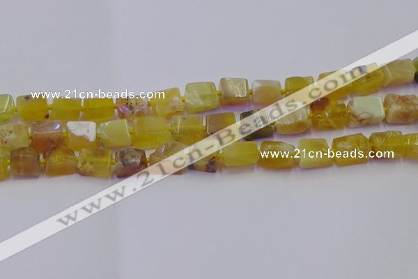 CNG6812 15.5 inches 5*8mm - 8*12mm nuggets yellow opal beads