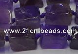 CNG6819 15.5 inches 8*12mm - 10*16mm nuggets amethyst beads