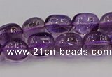 CNG6853 15.5 inches 8*12mm - 10*14mm nuggets amethyst beads