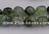 CNG6865 15.5 inches 8*12mm - 10*14mm nuggets prehnite beads