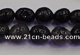 CNG6868 8*12mm - 10*14mm nuggets black rutilated quartz beads