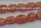 CNG6900 15.5 inches 8*12mm - 10*14mm nuggets moonstone beads