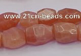 CNG6902 15.5 inches 12*16mm - 13*18mm faceted nuggets moonstone beads