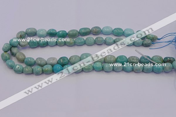 CNG6908 15.5 inches 8*12mm - 10*14mm nuggets amazonite beads