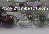 CNG6911 15.5 inches 8*12mm - 10*14mm nuggets green phantom quartz beads