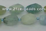 CNG6921 15.5 inches 12*16mm - 13*18mm faceted nuggets aquamarine beads