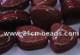 CNG695 15.5 inches 13*18mm - 15*16mm freeform goldstone beads