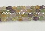 CNG6960 9*12mm - 12*16mm faceted nuggets mixed quartz beads