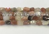 CNG6967 12*14mm - 13*18mm faceted nuggets mixed moonstone beads