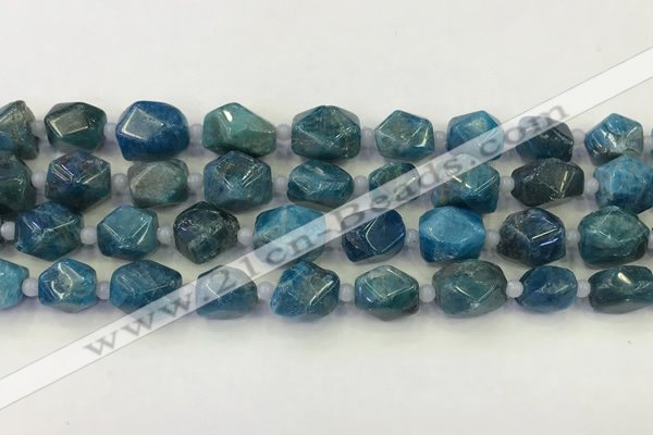 CNG6968 15.5 inches 10*11mm - 12*16mm faceted nuggets apatite beads