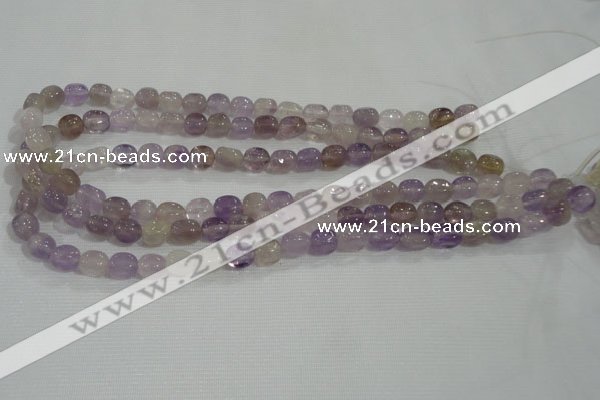 CNG700 15.5 inches 8*10mm nuggets amethyst beads wholesale