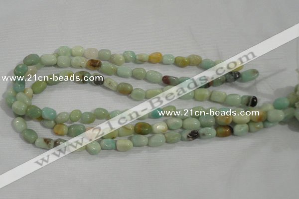 CNG701 15.5 inches 8*10mm nuggets amazonite beads wholesale