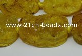 CNG7022 15.5 inches 20*28mm - 25*35mm freeform druzy agate beads