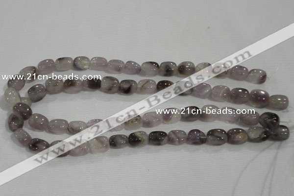 CNG706 15.5 inches 10*14mm nuggets amethyst beads wholesale