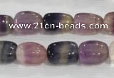 CNG707 15.5 inches 10*14mm nuggets fluorite beads wholesale