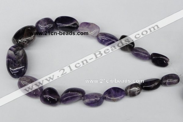 CNG71 15.5 inches 10*16mm - 25*35mm nuggets amethyst gemstone beads