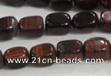 CNG711 15.5 inches 10*14mm nuggets red tiger eye beads wholesale