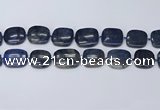 CNG7117 15.5 inches 20*25mm - 25*30mm freeform blue dumortierite beads