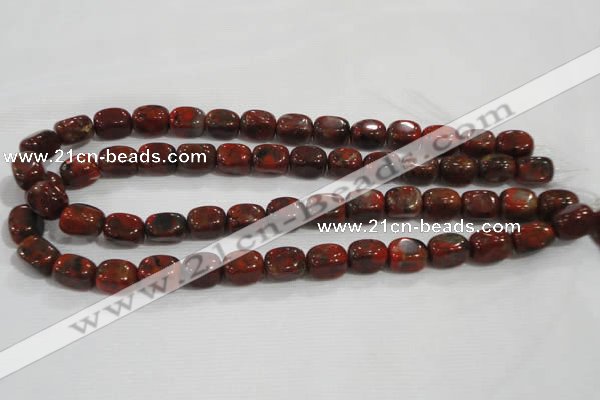 CNG719 15.5 inches 10*14mm nuggets brecciated jasper beads wholesale