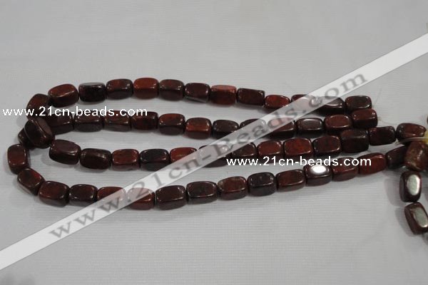 CNG720 15.5 inches 10*15mm nuggets Chinese red jasper beads