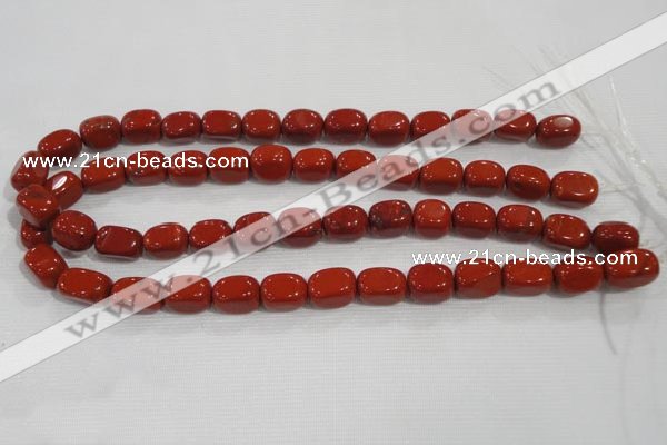 CNG721 15.5 inches 10*14mm nuggets red jasper beads wholesale