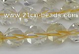 CNG7232 15.5 inches 10mm faceted nuggets citrine gemstone beads