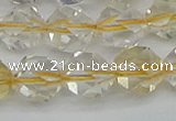 CNG7233 15.5 inches 12mm faceted nuggets citrine gemstone beads