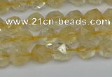 CNG7235 15.5 inches 6mm faceted nuggets citrine beads wholesale