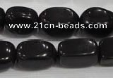 CNG725 15.5 inches 15*20mm nuggets black obsidian beads wholesale