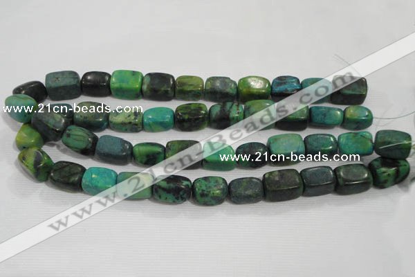 CNG727 15.5 inches 15*20mm nuggets pine turquoise beads wholesale