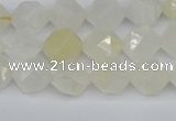 CNG7286 15.5 inches 8mm faceted nuggets white moonstone beads