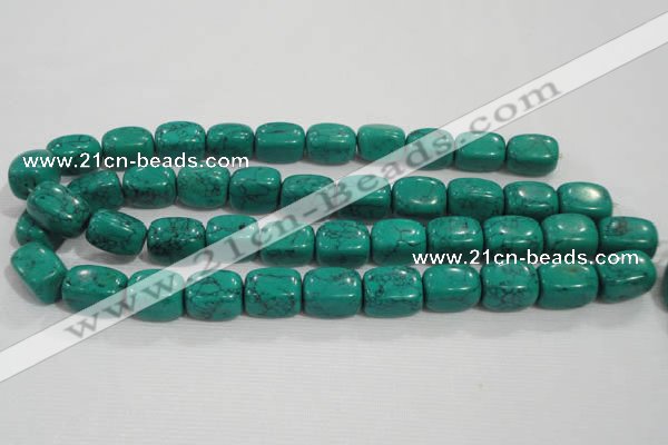 CNG731 15.5 inches 15*18mm nuggets synthetic turquoise beads wholesale