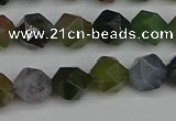 CNG7341 15.5 inches 8mm faceted nuggets Indian agate beads