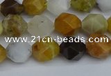 CNG7371 15.5 inches 8mm faceted nuggets mixed opal beads