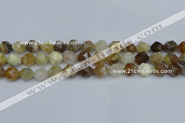 CNG7372 15.5 inches 10mm faceted nuggets mixed opal beads