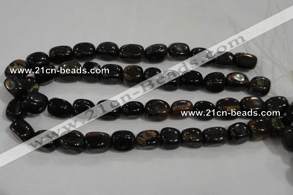 CNG739 15.5 inches 13*18mm nuggets blue tiger eye beads wholesale