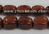 CNG741 15.5 inches 12*16mm nuggets mahogany obsidian beads wholesale