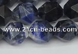 CNG7438 15.5 inches 12mm faceted nuggets sodalite gemstone beads