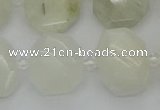 CNG7454 12*16mm - 15*20mm faceted freeform white moonstone beads