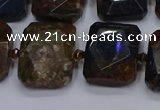 CNG7482 15.5 inches 18*25mm - 20*28mm faceted freeform pietersite beads